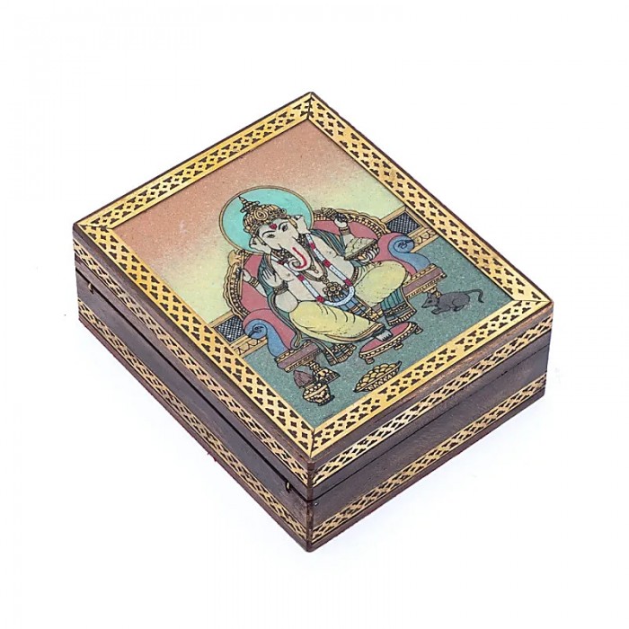 Κουτί Ganesha Ξύλινο Προϊόντα από ξύλο